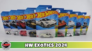 Hot Wheels Exotics 2024  The Complete Set [upl. by Rolf]