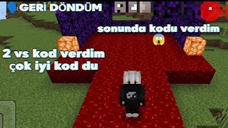 Minecraft kod verdım beklenen kodları verdim ayrıca geri döndüm 🫡 [upl. by Legnaleugim]