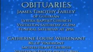 Todays Obituaries  December 25 2014 [upl. by Sucramel90]