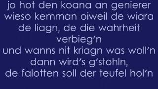 Hubert von Goisern  Brenna duads guat  Lyrics [upl. by Harold741]