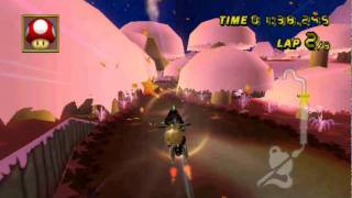 Mario Kart Wii Texture Hack Showcase Cherry Treeway v20111216 amp Darky Outfit A [upl. by Viola]