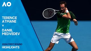 Terence Atmane v Daniil Medvedev Highlights  Australian Open 2024 First Round [upl. by Adneram822]