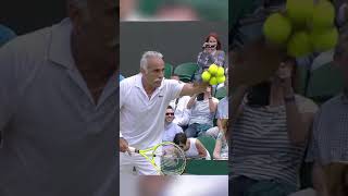 The Mansour Bahrami Trick Serve 🪄 [upl. by Wilmar]