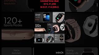 FireBoltt Ninja Call Pro Max Display Smart Watch link in description trending watch smart best [upl. by Marigold]