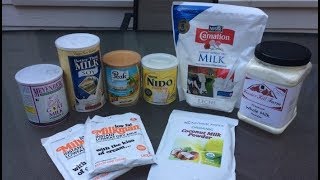 8 Best Powdered Milk Brands Taste Test RESULTS [upl. by Loren]