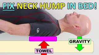 Best SYSTEM To Fix Neck Hump Forward Head Posture amp Hunchback IN BED [upl. by Nosmoht]