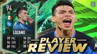 94 SHAPESHIFTERS LOZANO PLAYER REVIEW SBC PLAYER  FIFA 22 Ultimate Team [upl. by Wulf558]