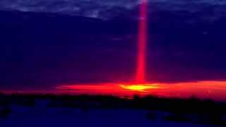 Sunrise Sun Pillar 02042014 [upl. by Opiak48]