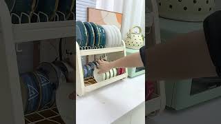 Put this dish drainer next to the sink😍🏡viralvideo kitchen youtubeshorts [upl. by Asaert]