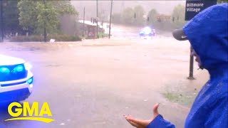 North Carolina faces flooding emergency [upl. by Aisya]