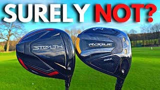 I DID NOT see this coming  TaylorMade Stealth vs Callaway Rogue ST [upl. by Ysnat]