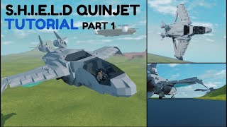 Plane Crazy  SHIELD Quinjet Tutorial Part 1 [upl. by Anneis]