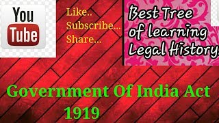 MONTAGUE CHELMSFORD REFORMS Government Of India Act 1919।।LEGAL HISTORY।।LLB NOTES।। [upl. by Atenek318]