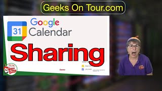 Google Calendars  Share your Calendar with Others [upl. by Dressler]