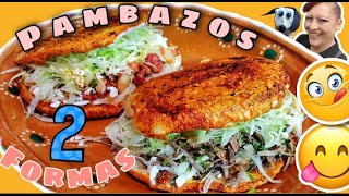 PAMBAZOS  2 Diferentes Rellenos Superdeliciosos [upl. by Mitzi]