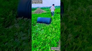 Crop and grass roller in China farming agricuture cuttingtools [upl. by Ariek]