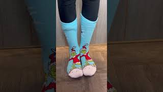 grinch sock advent calendar day 3 amp 4 unboxing asmr 🩵🩶 [upl. by Cox]