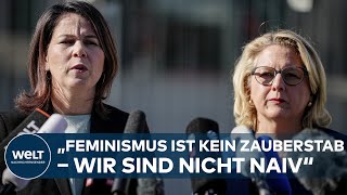 GLEICHBERECHTIGUNG So stellen sich Baerbock und Schulze eine feministische Außenpolitik vor [upl. by Cammie]