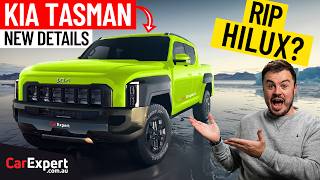 2025 Kia Tasman Everything we know so far 4cylinder only 1000kg payload 3500kg towing [upl. by Haet]