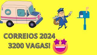 Concurso Correios 2024  Confirmado 3200 vagas [upl. by Atisor656]