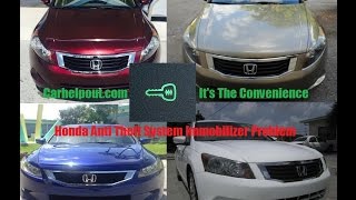 Mobile Mechanic Tips Of The Week 15 2009 Honda Accord start and die Problems Issues [upl. by Baylor557]