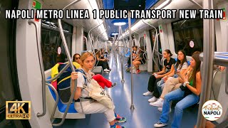 Naples Public Transport  New Metro Linea 1  4K UHD napoli2023 transport metro [upl. by Ainezey]