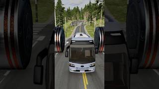 BeamNG Drive Buses vs Bollards Vid65 beamngdrive beamngcrash beamng [upl. by Eward928]