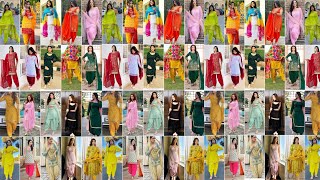 Latest Plazo Suit design ideas Stylish panjabi salwar suit design new model plazo dress [upl. by Enived]