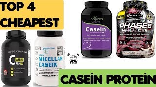 Top 4 Cheapest Casein Protein Supplement in India  Which one should I review [upl. by Hardej]