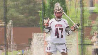 RIT mens lacrosse powers into NCAA semis [upl. by Glenna146]