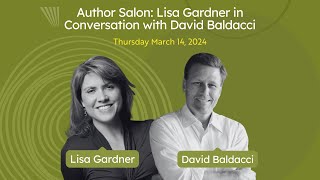 Author Salon Lisa Gardner with David Baldacci [upl. by Nitsirt193]