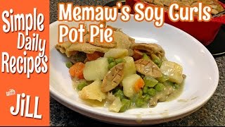 My Memaws Pot Pie Recipe Cooked PlantBased [upl. by Dinan733]