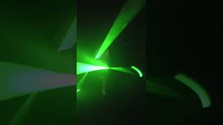 Light green laser pen with super strong light beam desinger laser dance [upl. by Lentha]