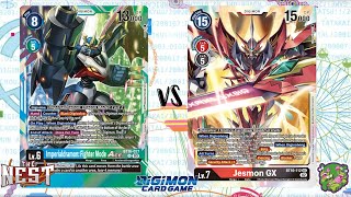 DIGIMON TCG FINAL local match 🇲🇽 Imperialdramon BlueGreen vs Jesmon GX Red  THE NEST [upl. by Koerlin]