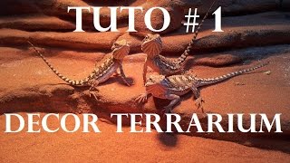 TUTO  1 Présentation Terrarium POGONA construire son décor [upl. by Akemal]