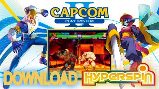 HYPERSPIN  CAPCOM PLAY SYSTEM II CPSII  PACK COMPLETE  FULL SET [upl. by Yekcor]