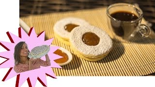 Biscotti Occhio di Bue  Leggeri con Poco Burro [upl. by Haidej]