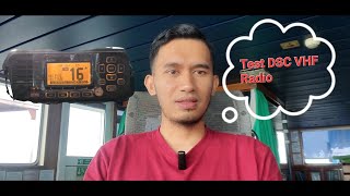 DAILY TEST DSC VHF RADIO [upl. by Aivatan]