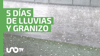 Estarán fuertes alerta por lluvia y granizo en estos estados durante 5 días [upl. by Samuele984]