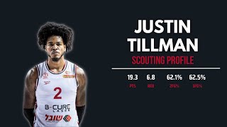 Justin Tillman 202223 Hapoel Haifa Scouting Report [upl. by Florio]