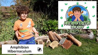 Naturetastic  Building an Amphibian Hibernaculum  Wildlife Trust BCN Frogs Toads and Newts [upl. by Carmel102]