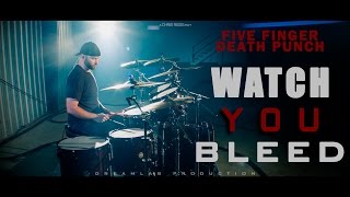 Five Finger Death Punch  Watch You Bleed Cinematic Drum Cover 1080P [upl. by Pillihp655]