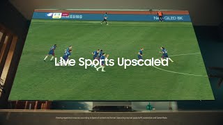 Samsung AI TV  Upscaled frontrow thrill  Samsung Indonesia [upl. by Nnylatsyrk]