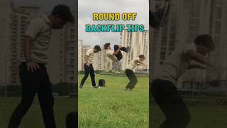 Best tips of round off backflip 🔥shorts backflip tutorial howto [upl. by Chappie401]