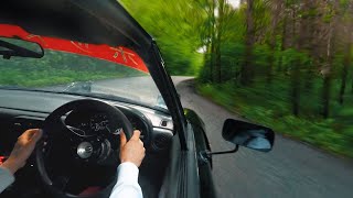 POV  NA MX5 Miata 18 wet Touge drift [upl. by Salahi255]