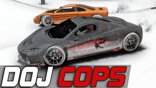 Dept of Justice Cops 393  Snow Super Cars Criminal [upl. by Aryahay]