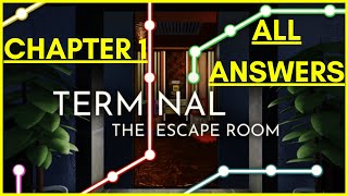 Terminal Escape Room Chapter 1 ALL ANSWERS  Roblox [upl. by Opportuna]