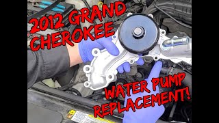 The Midnight Mechanic  Jeep Grand Cherokee Water Pump Replacement [upl. by Pacificas]