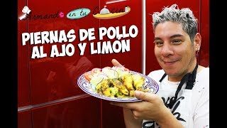 Piernas de Pollo al Ajo y Limon [upl. by Aryc]