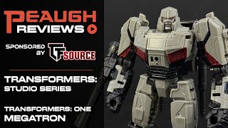 Video Review Transformers Studio Series  Transformers One MEGATRON [upl. by Udall]